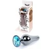 B Series Heavyfun Plug-Jewellery Tamsus Sidabrinis BUTT PLUG- Šviesus Mėlyna