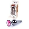 B Series Heavyfun B serijos Heavyfun Ilgas plieno užpakalinis kištukas su kristalu, 2,7 cm