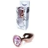 B Series Heavyfun B serija Heavyfun Analinis kištukas dekoruotas kristalu, metalas, 7 cm