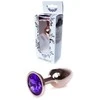 B Series Heavyfun B serija Heavyfun Analinis kištukas dekoruotas kristalu, metalas, 7 cm
