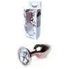 B Series Heavyfun B serija Heavyfun Analinis kištukas dekoruotas kristalu, metalas, 7 cm