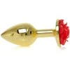 B Series Heavyfun B serijos Heavyfun Raudon Analinis kištukas Rose Steel Plug 7cm