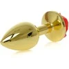 B Series Heavyfun B serijos Heavyfun Raudon Analinis kištukas Rose Steel Plug 7cm