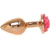 B Series Heavyfun B serijos Heavyfun analinis kaištis, rožinis, plieno, 7 cm