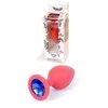 B Series Heavyfun B serijos Heavyfun Mažas analinis kištukas dekoratyvinis krištolinis silikonas 8cm