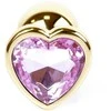 B Series Heavyfun Plug-Jewellery Gold Heart PLUG- Rose