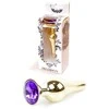 B Series Heavyfun Plug-Jewellery Gold BUTT PLUG- Violetinė
