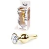 B Series Heavyfun Plug-Jewellery Gold BUTT PLUG- Skaidrus