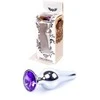 B Series Heavyfun Plug-Jewellery Sidabrinis BUTT PLUG- Violetinė