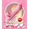 B Series Lyla B serijos Lyla Rabbit vibratorius šildo judrų liežuvį ir sukasi