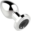 B Series Magic Stimuliatorius-įkraunamas užpakalio kištukas Vibratorius USB 10 Funkcijos - Sidabrinė