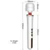 B Series Magic B serijos Magic Masažuoklis klitoriui makšties bodywand usb lazdelė