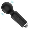 B Series Magic Stimuliatorius-įkraunamas Mini Masager USB 20 Functions - Juodas