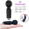 B Series Magic Stimuliatorius-įkraunamas Mini Masager USB 20 Functions - Juodas