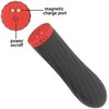 B Series Magic Stimuliatorius-įkraunamas silikoninis jutiklinis vibratorius USB 10 Functions - Juodas