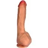 B Series Real Dildo penis su cyberskóry natūralus 7trybów 25cm