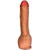 B Series Real Dildo penis su cyberskóry natūralus 7trybów 25cm