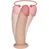 B Series Real B serija Realistinis varpos dildo su rotacija cyberskin 20cm