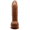 LYBAILE Gražus Angelo Dildo siurbimo taurė 7,8" ruda