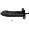 Baile Stimulating LYBAILE pripučiamas vibracinis dongas, Juodas, 15,5cm