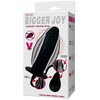 Baile Stimulating LYBAILE pripučiamas vibracinis dongas, Juodas, 15,5cm