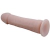 BAILE Duży natūralus penis dildo su przyssawką 26cm