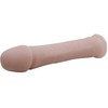 BAILE Duży natūralus penis dildo su przyssawką 26cm