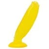 BAILE Geltonas bananų sklandžiai gelinis dildo su siurbtuku