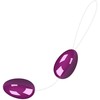 Baile Anal Rožinė Baile Twins Balls Rožinė - Dual Intimate Beads with Nylon Cord, ABS, Medium