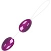 Baile Anal Rožinė Baile Twins Balls Rožinė - Dual Intimate Beads with Nylon Cord, ABS, Medium