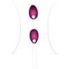 Baile Anal Rožinė Baile Twins Balls Rožinė - Dual Intimate Beads with Nylon Cord, ABS, Medium