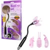 Baile Stimulating Baile Wizard Magic Wand Versatile Vibrator 4 Heads Flexible System