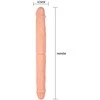 Baile Vibrators BAILE Natūralus tikroviškas varpos du galai dvigubi 36