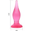 Baile Anal Baile Lilac Soft Touch Plug 14.2 cm with Suction Base - Violet