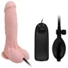 LYBAILE pripučiama dildo vibruojanti TPR medžiaga, minkšta 18,8 cm