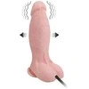 LYBAILE pripučiama dildo vibruojanti TPR medžiaga, minkšta 18,8 cm