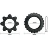 Baile For Him Baile Flowering Silicone Support Rings Set - 2 Sizes, Durable Material
