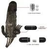 Pierscienie I Nakadki LYBAILE Brave men Vibro Penis Sleeve Juodas