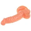 Baile Vibrators BAILE Vibruojantis styguotas tikroviškas penis su siurbtuku
