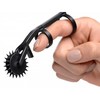 Xr Brands Thorn Double Finger Pinwheel Sensory Stimulation Tool - Sidabrinis, Compact