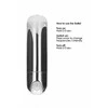 Shots Be Good Tonight 10-Mode Mini Bullet Massager, Juodas, 7.7cm