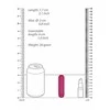 Shots Be Good Tonight 10-Function Compact Bullet Vibrator Juodas 7.7cm