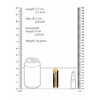 Shots Be Good Tonight 10-Mode Mini Bullet Vibrator, Juodas, 7.7cm
