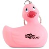 Rožinė Big Teaze Toys I Rub My Duckie Rožinė Keychain - Miniature Duck Priedas