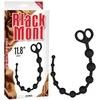 Black Mont Juodas Mont Anal karoliukai orgazmo kamuoliukai grandinėlė seksas 34cm