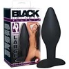 Black Velvets Juodas Velvets Large Plug