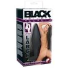 Black Velvets Juodas Velvets Large Plug