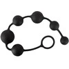 Black Velvets Juodas Velvets Anal Beads