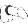 Black Velvets Juodas Velvets Cock Ring 3.2 cm