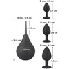 Black Velvets Juodas Velvets Anal Kit